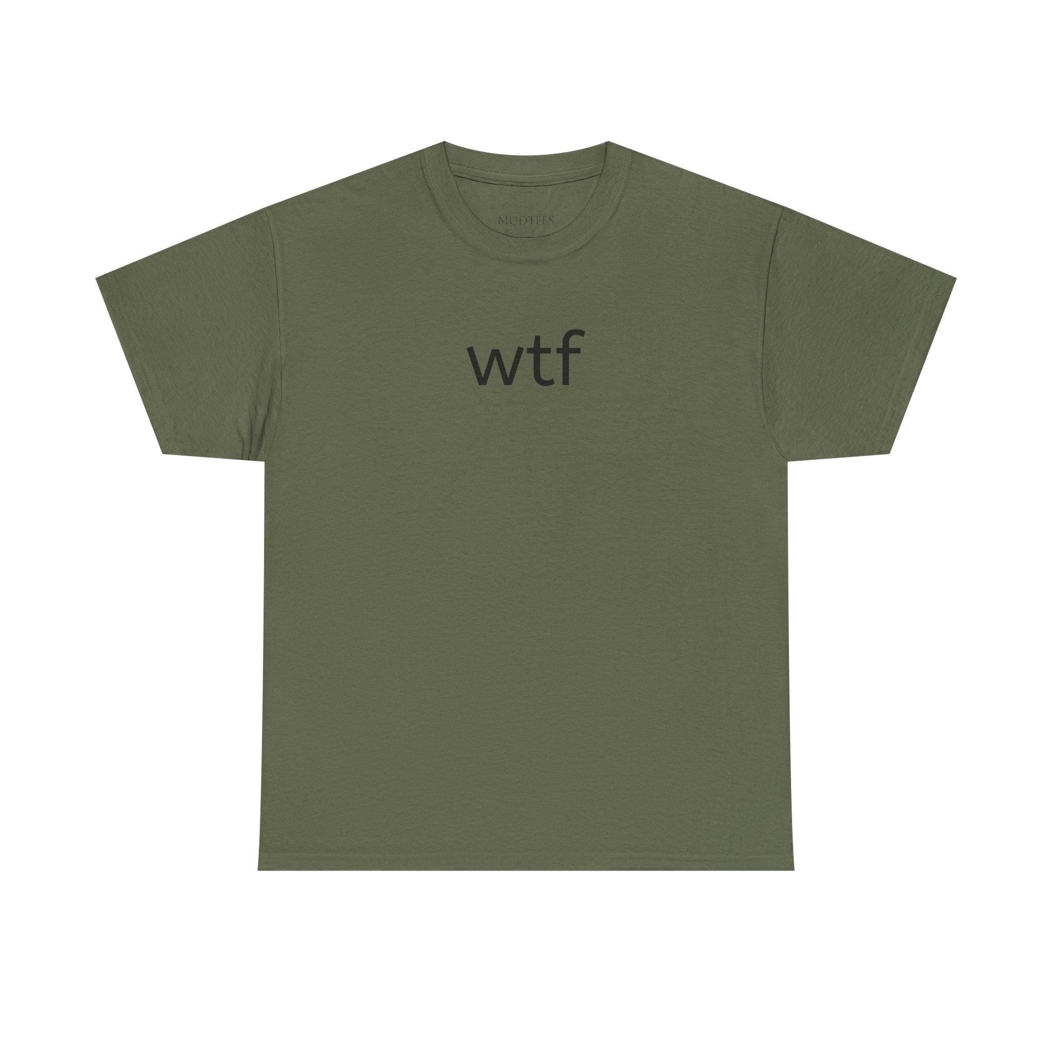 WTF Graphic Tee — Minimal Funny Statement T-Shirt